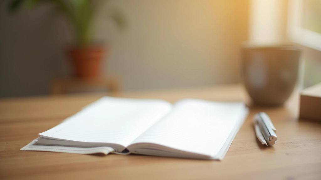 Agenda en notitieblok op houten bureau, minimalistisch, natuurlijk daglicht, scherp detail